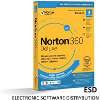 Norton ESD 360 DELUXE 2023 PL / 3 stanowisk na 12 m-c  + 25GB 
