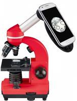 Mikroskop uczniowski Bresser Biolux SEL, 40x-1600x, Czerwony