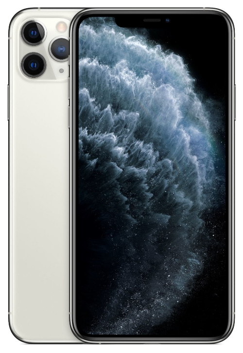 Okazja! Szkło ochronne gratis. Apple iPhone 11 PRO MAX 64GB Srebrny (Silver), Dual Sim 6,5&#8221 Super Retina XDR, IP68, A13, iOS 13, FV23% - Wysyłka gratis!