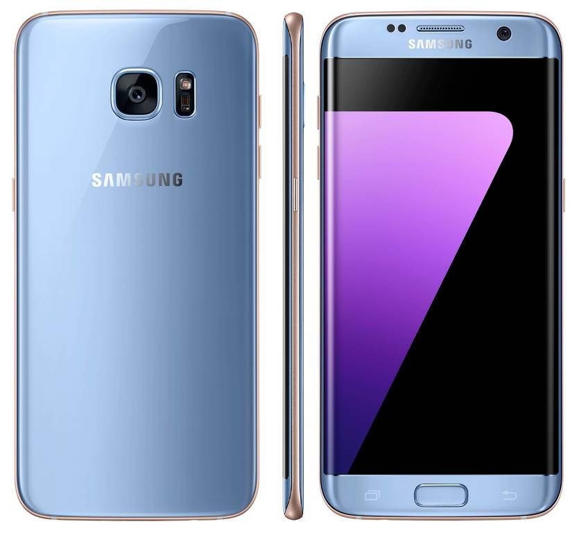 Samsung Galaxy S7 edge 4G LTE Blue Coral (niebieski koral), 64bit Octa Core, 4GB RAM, 5.5" Quad HD sAMOLED, FV23% - Wysyłka gratis!