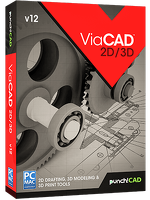 ViaCAD 3D v.12 - Polska wersja językowa Program CAD na MAC i PC