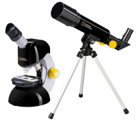 Zestaw teleskop 50/360 i mikroskop 40/640 National Geographic