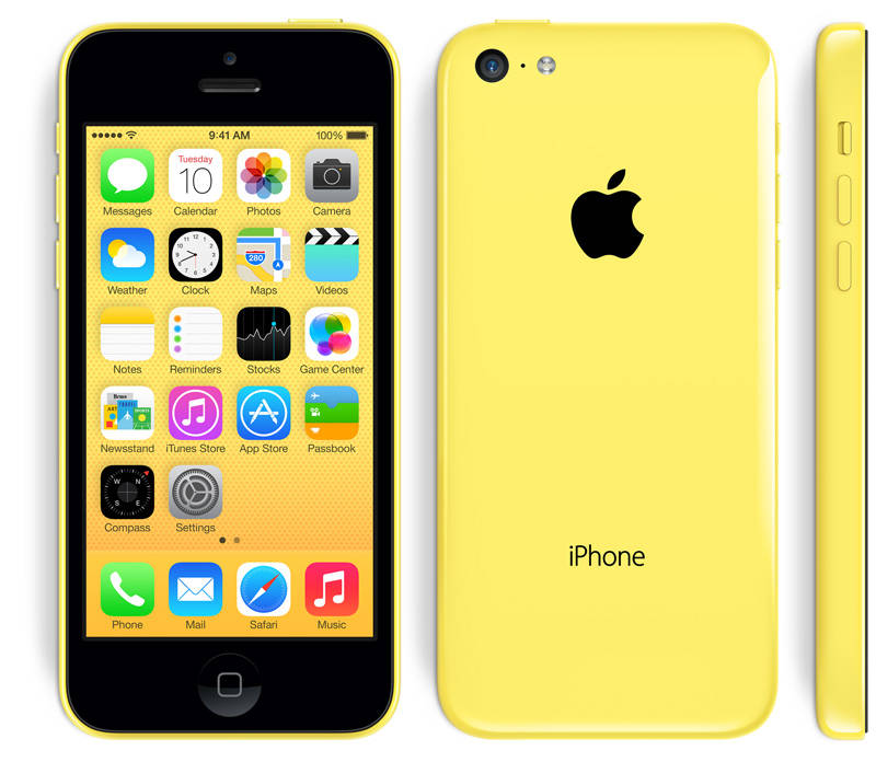 Apple iPhone 5c 8GB, LTE, 4" Retina , 8MP iSight, A6, FV23% - żółty
