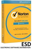 Norton ESD Security DELUXE ESD 1Y 3PC [STA]