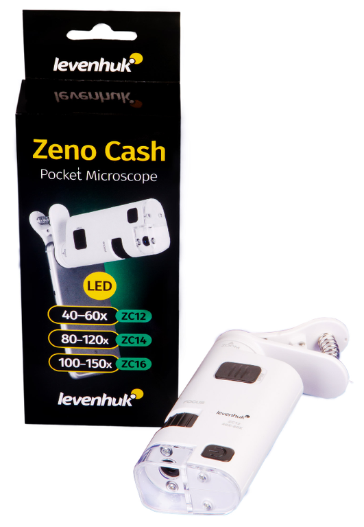 Mikroskop kieszonkowy Levenhuk Zeno Cash ZC12