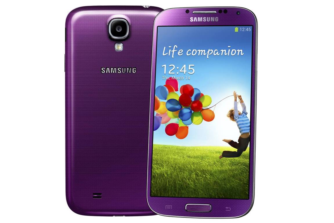 Samsung Galaxy S4 16GB, LTE 4G, Quad core, (GT-i9505), FV23% - purpurowy