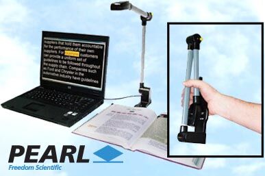 Pearl - przenośna kamera z oprogramowaniem OCR OpenBook
