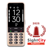 BlindShell Classic 3 – udźwiękowiony telefon z klasyczną klawiaturą - złoty