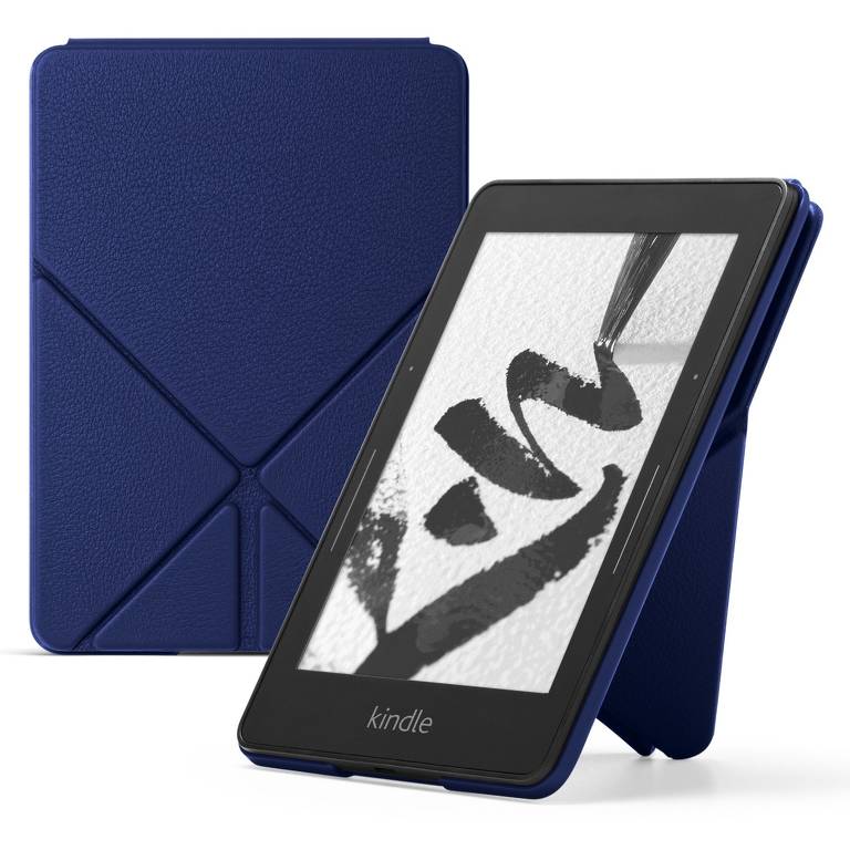 Skórzane etui Origami dla Kindle Voyage (7th Generation) - Cobalt blue (granatowe) - Wysyłka gratis!