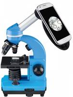 Mikroskop uczniowski Bresser Biolux SEL, 40x-1600x, Niebieski