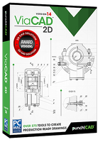 ViaCAD 2D v.15 - Polska wersja językowa Program CAD na MAC i PC