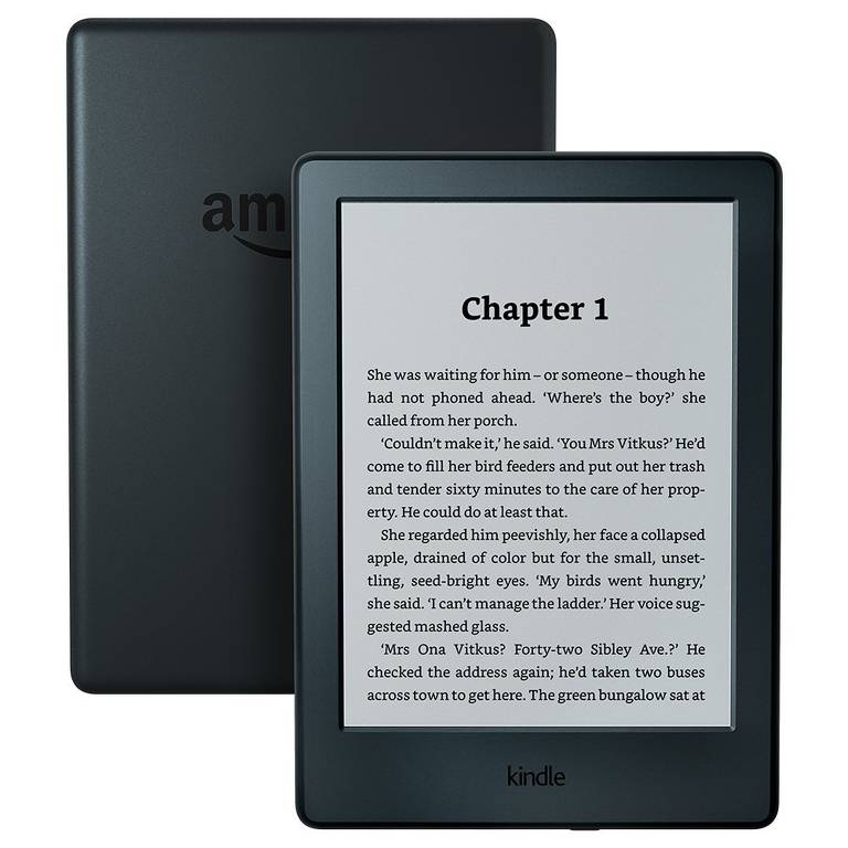 Outlet - Czytnik Kindle z ekranem dotykowym o przekątnej 6", Wi-Fi, (wersja bez reklam), kolor czarny