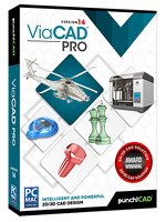 ViaCAD 14 Pro v.14 - Program CAD na MAC i PC - Licencja roczna
