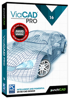 ViaCAD Pro v.16 - Program CAD na MAC i PC - Licencja roczna