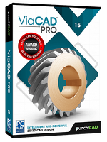ViaCAD Pro v.15 - Program CAD na MAC i PC - Licencja roczna