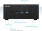 ASUS ExpertCenter NUC PN64 i3-1220P / 8GB DDR5 / 512GB SSD / W11P - 7