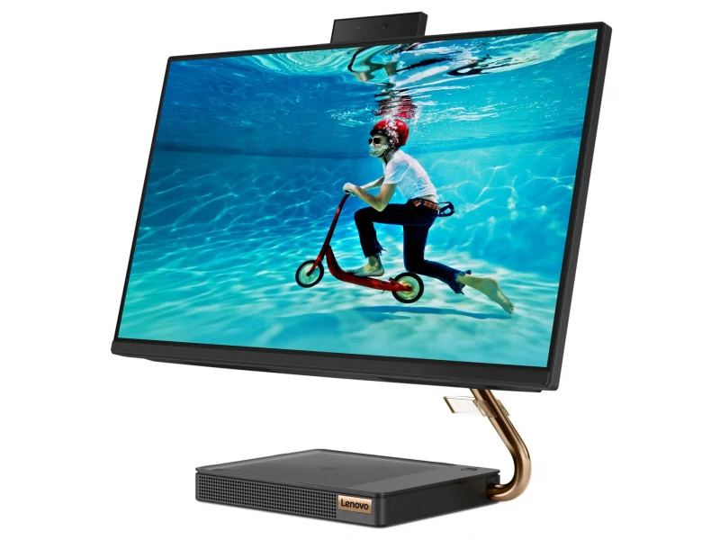 Komputer Lenovo IdeaCentre 24" All-in-One AiO Ryzen 5 / 8GB DDR4 / 256GB SSD / W10H / Czarny